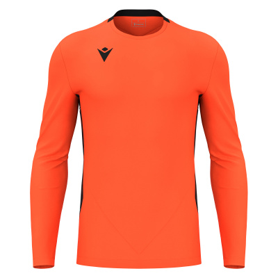 Футболка спортивная MACRON ARGO SHIRT ORANGE/BLACK