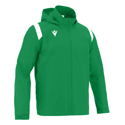 Куртка спортивная MACRON SARANSK MESH LINED WINDBREAKER GREEN/WHITE