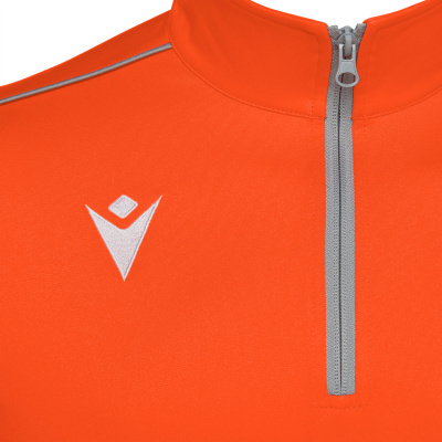 Толстовка тренировочная MACRON HAVEL 1/4 ZIP TOP ORANGE