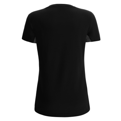 Футболка спортивная женская MACRON LUTE T-SHIRT BLACK/ANTHRACITE