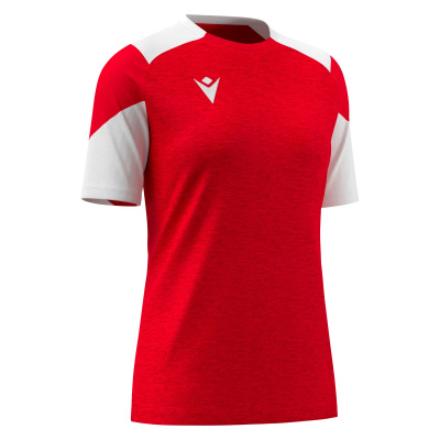 Футболка спортивная женская MACRON SPHINX RED/WHITE