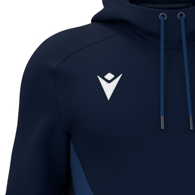 Худи спортивное MACRON FENDERS HOODED SWEATSHIRT NAVY/LIGHT NAVY