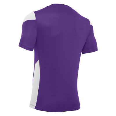 Футболка спортивная MACRON POLIS SHIRT PURPLE/WHITE