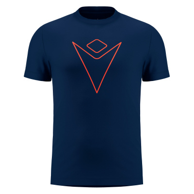 Футболка спортивная MACRON GADREEL ECO COTTON T-SHIRT NAVY