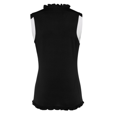 Майка спортивная MACRON XENON SLEEVELESS SHIRT BLACK/WHITE