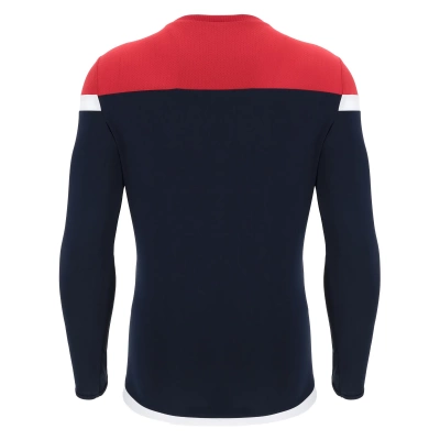 Футболка спортивная MACRON TITAN SHIRT LS NAVY/RED/WHITE
