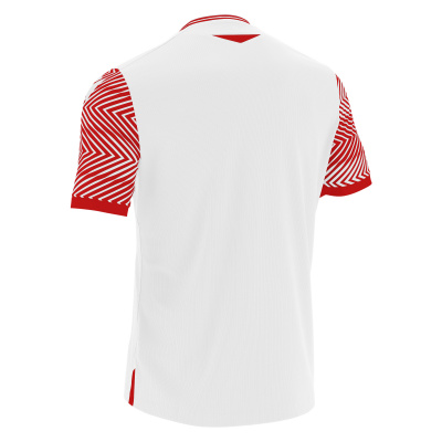 Футболка спортивная MACRON TUREIS ECO SHIRT WHITE/RED
