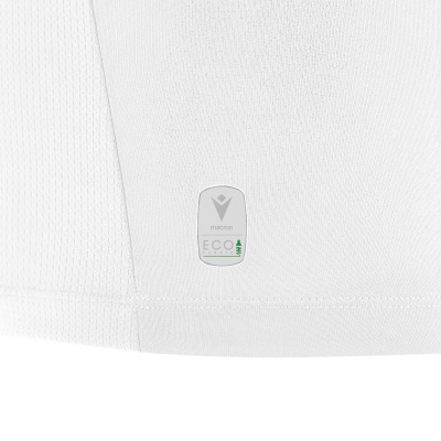 Футболка спортивная MACRON CHARON ECO SHIRT WHITE/RED/BLACK