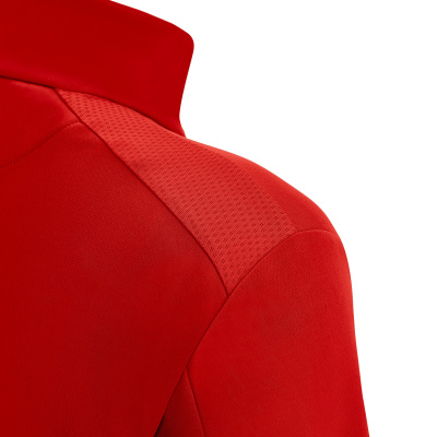 Толстовка тренировочная MACRON PIAVE TRAINING 1/4 ZIP TOP RED/WHITE