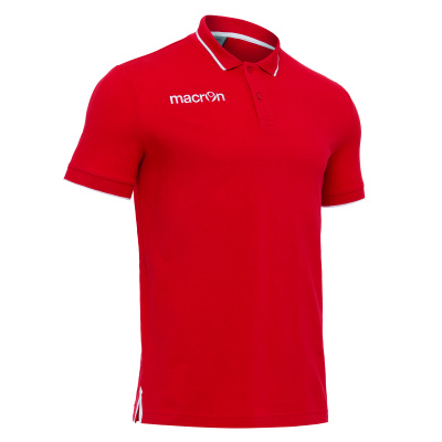 Поло парадное MACRON ZOUK POLO RED/WHITE