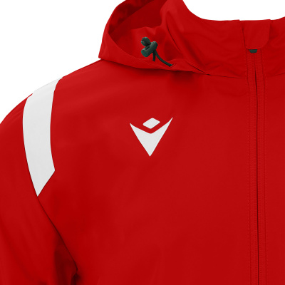 Куртка спортивная MACRON SARANSK MESH LINED WINDBREAKER RED/WHITE