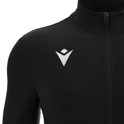 Олимпийка спортивная MACRON RECORD FULL ZIP 3D TOP BLACK/ANTHRACITE