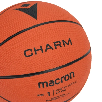 Мяч маленький баскетбольный MACRON CHARM MINI BALL №1 ORANGE