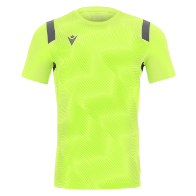 Футболка спортивная MACRON RODDERS SHIRT NEON YELLOW/ANTHRACITE