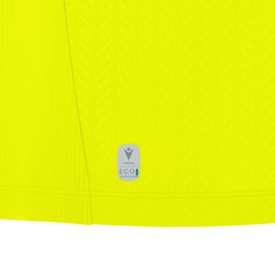 Футболка судейская проф. MACRON PONNET ECO SHIRT LS NEON YELLOW