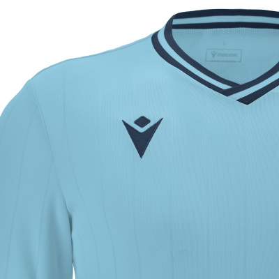 Футболка спортивная MACRON HALLEY SHIRT COLUMBIA/NAVY