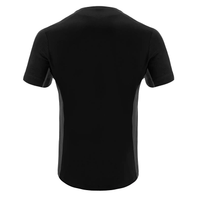 Футболка спортивная х/б MACRON NEVEL T-SHIRT BLACK/ANTHRACITE