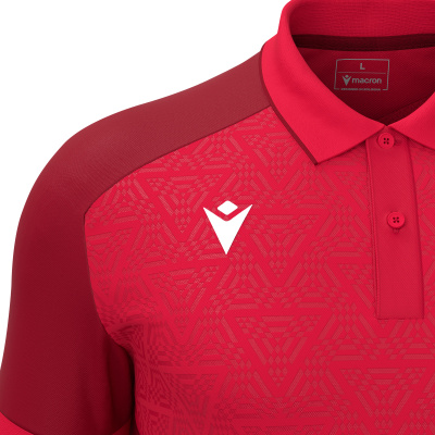 Поло парадное MACRON BALDWIN POLO RED/DARK RED