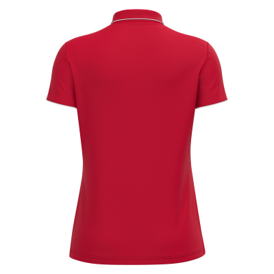 Поло спортивное женское MACRON MELODY POLO RED/WHITE