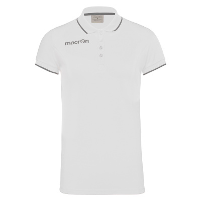 Поло спортивное женское MACRON DESI POLO WHITE/ANTHRACITE