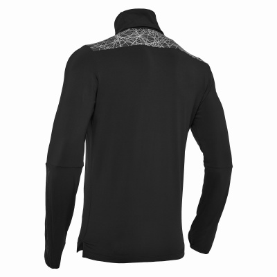 Толстовка тренировочная MACRON KOLYMA TURTLENECK TOP BLACK/YELLOW