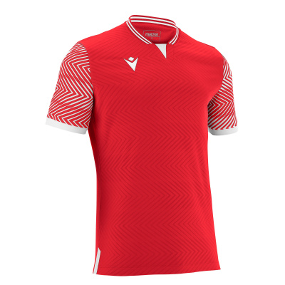 Футболка спортивная MACRON TUREIS ECO SHIRT RED/WHITE