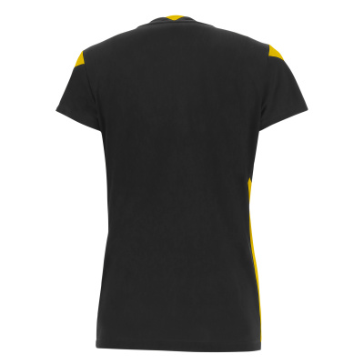 Футболка спортивная женская MACRON OXYGEN SHIRT BLACK/YELLOW