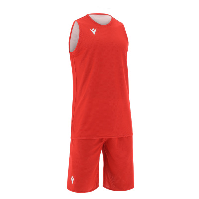 Комплект баскетбольный MACRON X500 SET REVERSIBLE RED/WHITE