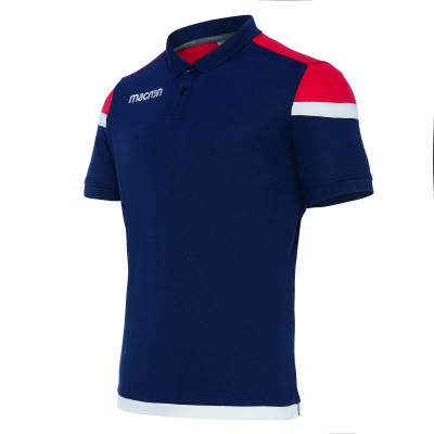 Поло парадное MACRON SHOFAR POLO NAVY/RED