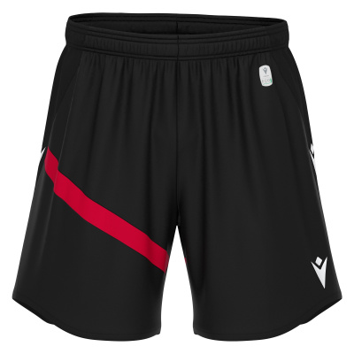 Шорты спортивные MACRON SHEN ECO SHORTS BLACK/RED