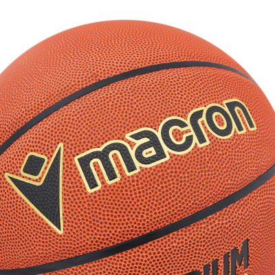 Мяч баскетбольный MACRON NOBIUM PRO BASKETBALL BALL №7 WHITE/BLACK/ORANGE