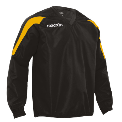 Куртка тренировочная MACRON RUBY TRAINING CONTACT TOP BLACK/AMBER
