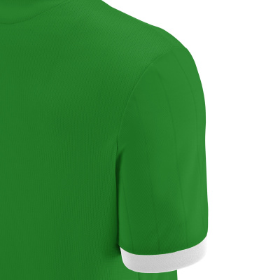Футболка спортивная MACRON HALLEY SHIRT GREEN/WHITE