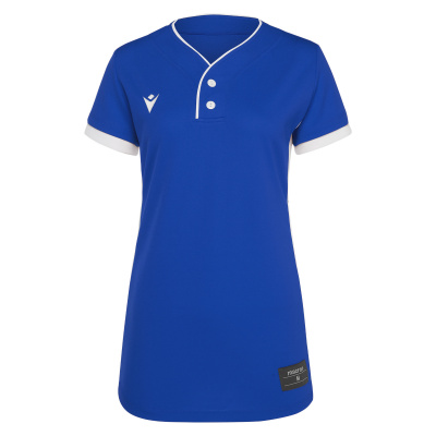 Футболка спортивная MACRON INNING SOFTBALL MATCH DAY SHIRT ROYAL BLUE/WHITE