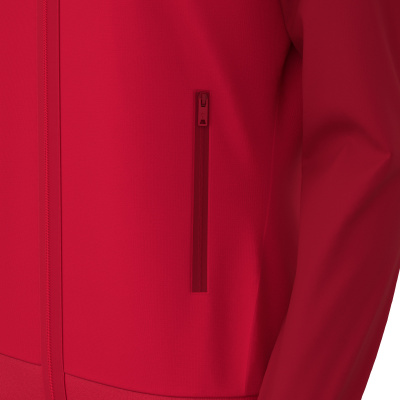 Олимпийка парадная женская MACRON ATLAS HOODY FULL LENGTH ZIP TOP RED/DARK RED