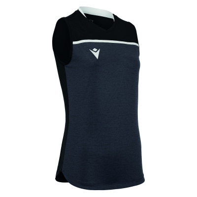 Майка спортивная MACRON THALLIUM SLEEVELESS SHIRT BLACK/WHITE