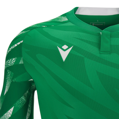 Футболка спортивная MACRON THEMIS ECO SHIRT GREEN/WHITE