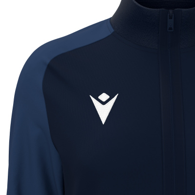 Олимпийка парадная женская MACRON RAMA FULL LENGTH ZIP TOP NAVY/LIGHT NAVY