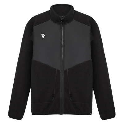 Куртка-тедди MACRON HOKKAIDO ICON FULL LENGHT ZIP TEDDY BLACK