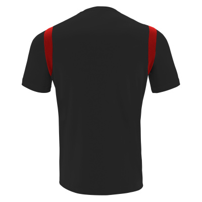 Футболка спортивная MACRON RODDERS SHIRT BLACK/RED