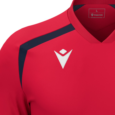 Футболка спортивная MACRON WYRM SHIRT RED/NAVY