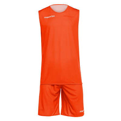 Комплект баскетбольный MACRON X400 SET REVERSIBLE ORANGE/WHITE