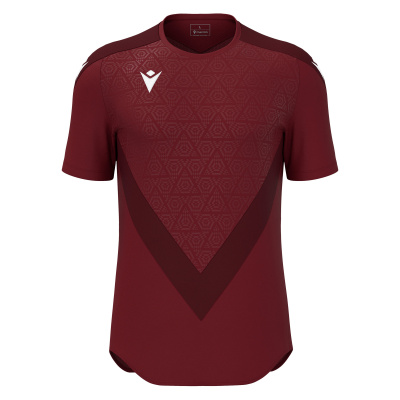 Футболка спортивная MACRON WISP SHIRT CARDINAL/DARK CARDINAL