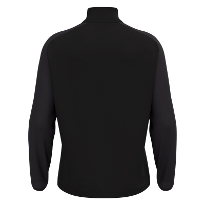 Толстовка тренировочная MACRON ISEN 1/4 ZIP TOP BLACK/DARK GREY