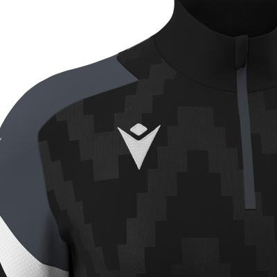 Толстовка тренировочная STARFALL TRAINING 1/4 ZIP TOP BLACK/WHITE
