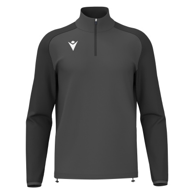 Толстовка тренировочная MACRON ISEN 1/4 ZIP TOP ANTHRACITE/DARK ANTHRACITE
