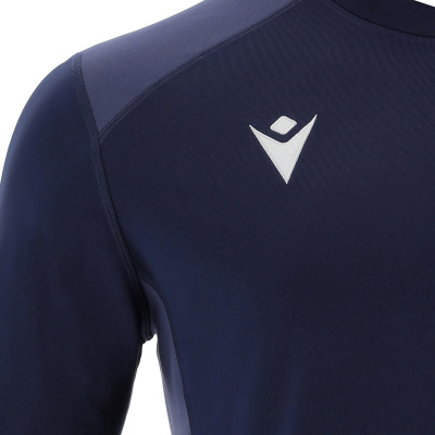 Толстовка спортивная MACRON TOBOL WARM UP ROUNDNECK TOP NAVY
