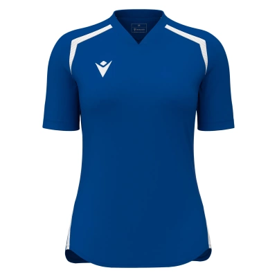 Футболка спортивная женская MACRON ANDURIL SHIRT ROYAL BLUE/WHITE