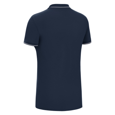 Поло спортивное женское х/б MACRON WALTZ ECO POLO NAVY