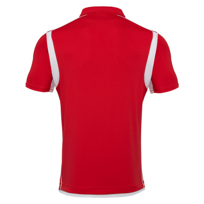 Футболка спортивная MACRON TABIT SHIRT RED/WHITE